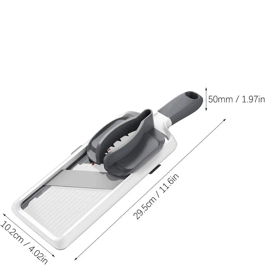 Multifunctional Vegetable Chopper, 1 Count Adjustable Stainless Steel Blade Vegetable Cutter, Fruit & Vegetable Slicer, Kitchen Utensil and Gadget, Vegetable Cutting Slicer, Kitchen Gadgets #GLOBAL PICKS