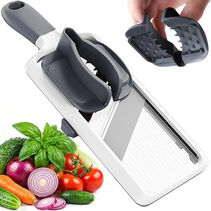 Multifunctional Vegetable Chopper, 1 Count Adjustable Stainless Steel Blade Vegetable Cutter, Fruit & Vegetable Slicer, Kitchen Utensil and Gadget, Vegetable Cutting Slicer, Kitchen Gadgets #GLOBAL PICKS